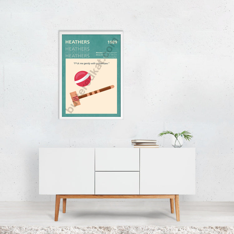 Heathers (1989) Minimalistic Film Poster
