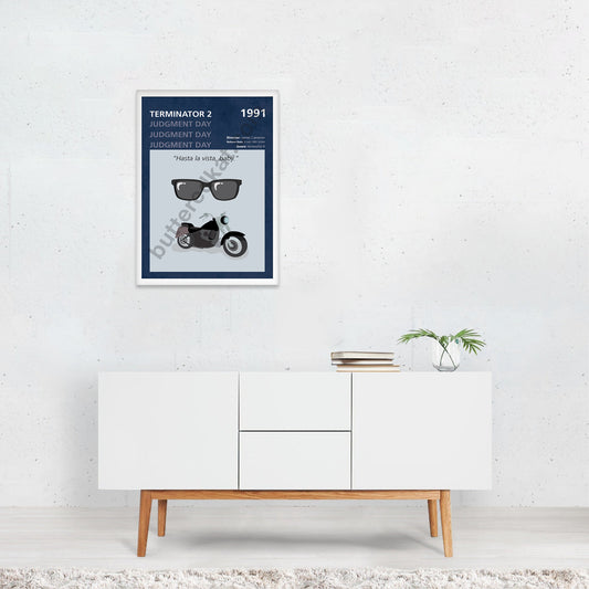 Terminator 2: Judgment Day (1991) Minimalistic Film Poster