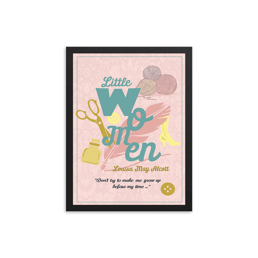 Little Women by Louisa May Alcott Book Poster