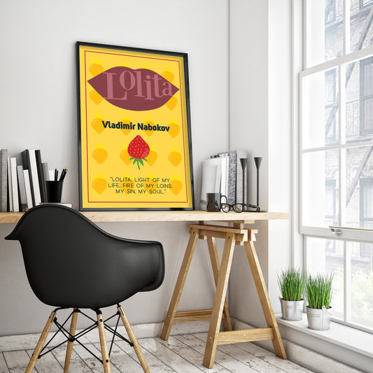 Lolita by Vladimir Nabokov Book Poster