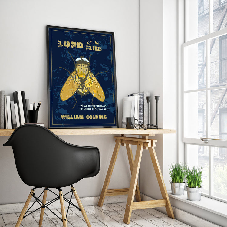 Lord of the Flies by William Golding Book Poster