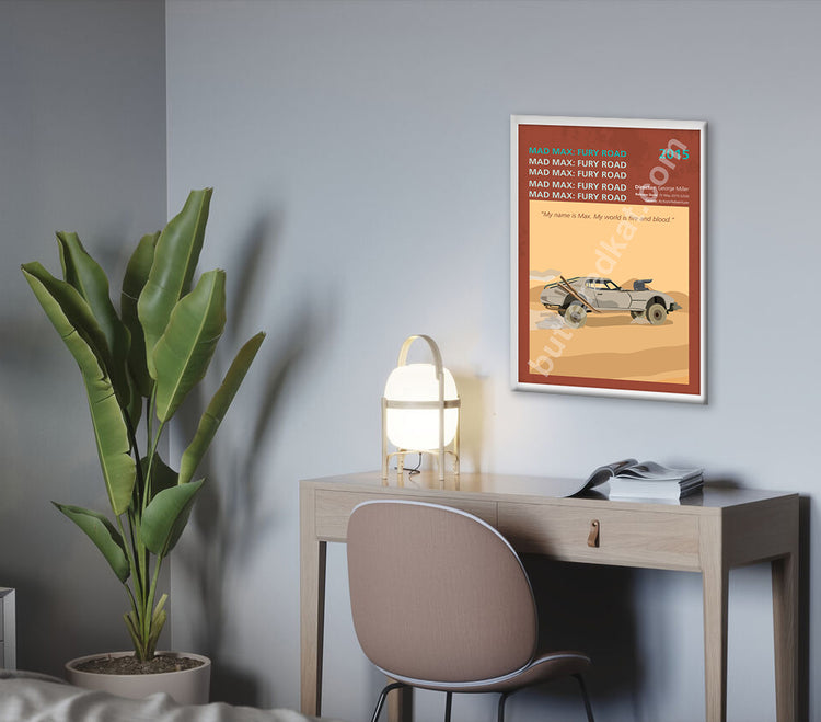 Mad Max: Fury Road (2015) Minimalistic Film Poster