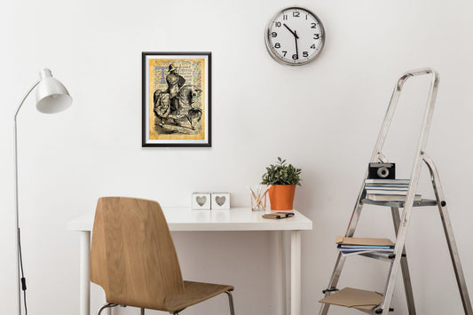 Gothic Medieval Knight Inspired Art Poster