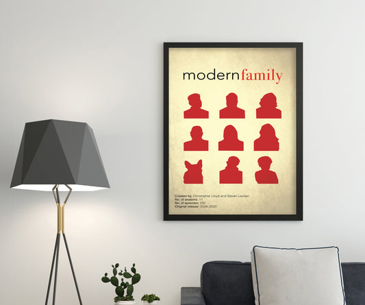 Modern Family (2009-2020) Minimalistic TV Poster