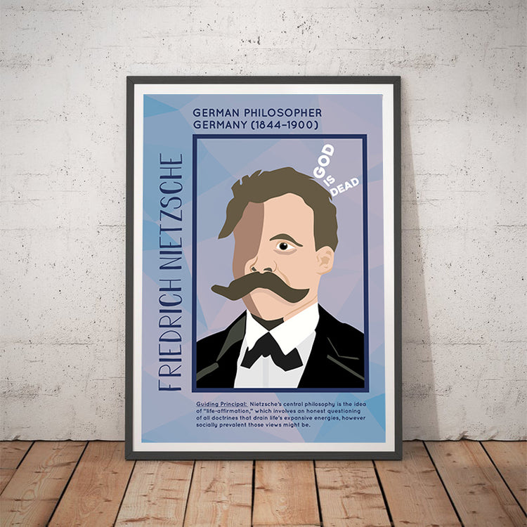 Friedrich Nietzsche Poster Wall Decor
