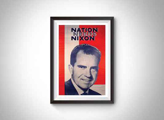 Richard Nixon Campaign Vintage Ad Poster (1960)