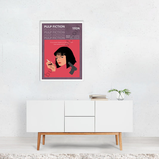 Pulp Fiction (1994) Minimalistic Film Poster