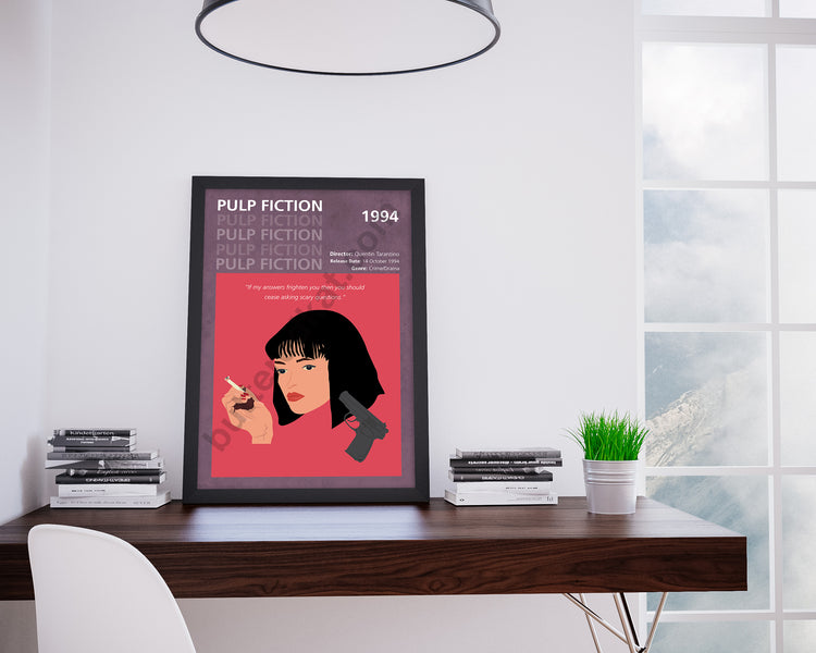 Pulp Fiction (1994) Minimalistic Film Poster