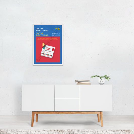 Do the Right Thing (1989) Minimalistic Film Poster