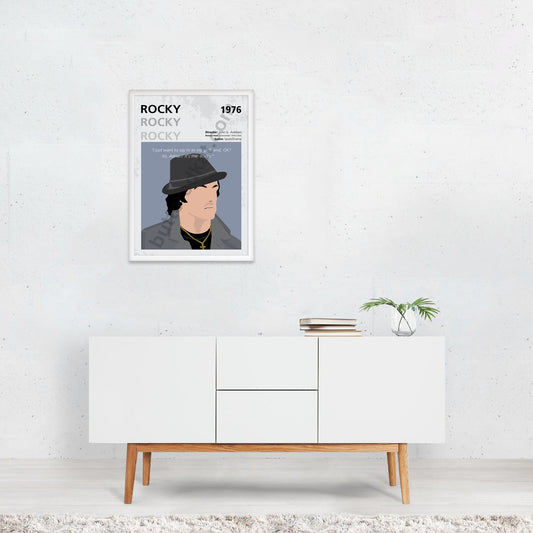 Rocky (1976) Minimalistic Film Poster