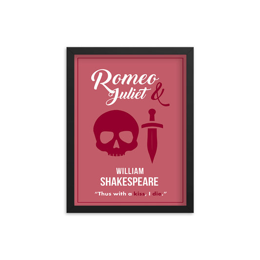 Romeo & Juliet by Shakespeare Book Poster