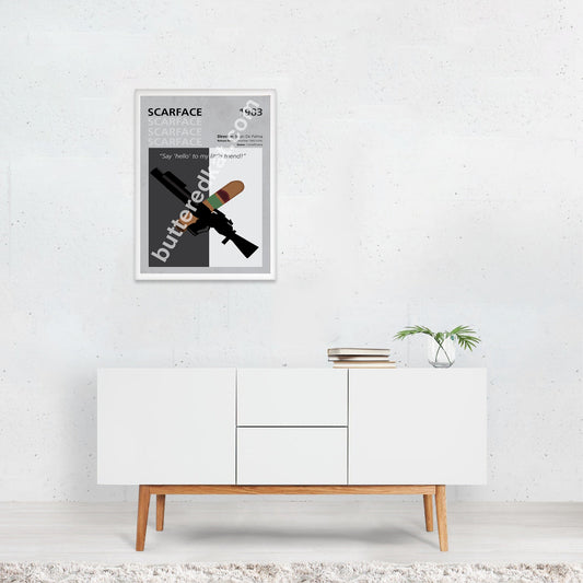 Scarface (1983) Minimalistic Film Poster