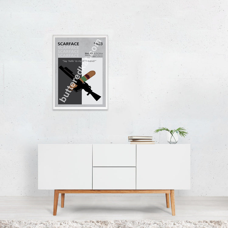 Scarface (1983) Minimalistic Film Poster