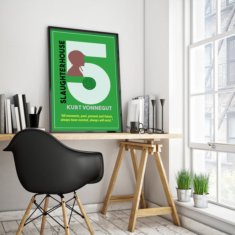 Slaughterhouse-Five by Kurt Vonnegut Book Poster