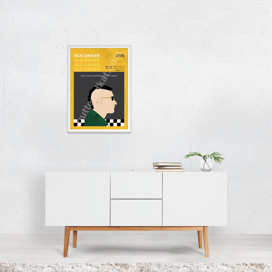 Taxi Driver (1976) Minimalistic Film Poster