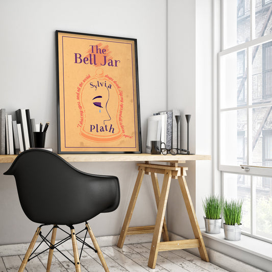 The Bell Jar by Sylvia Plath Book Poster