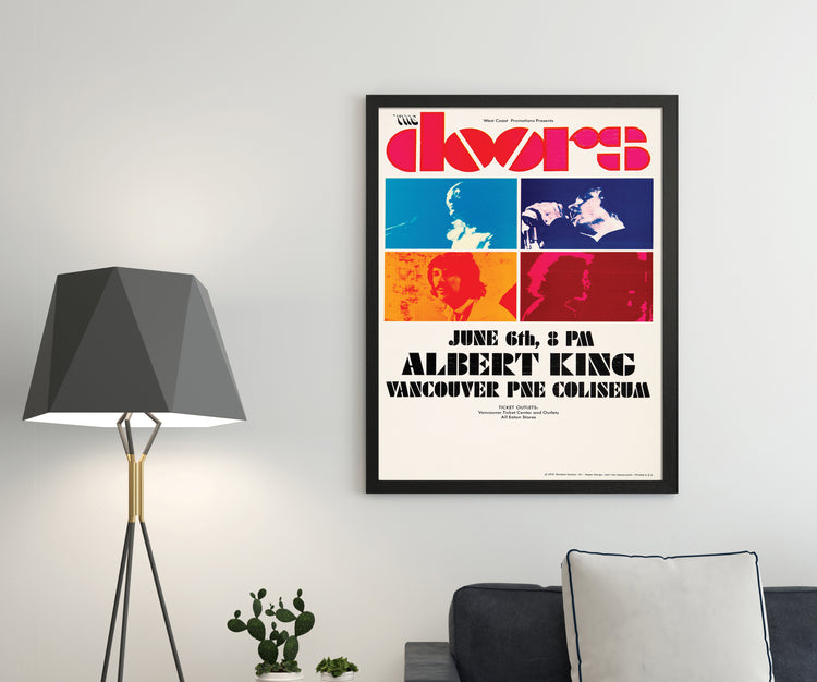 The Doors 1970 Vancouver, B.C. Concert Poster
