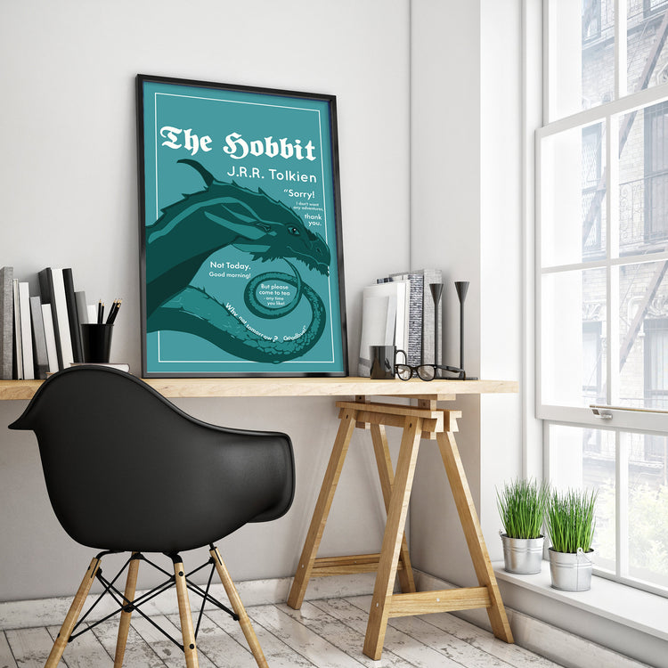 The Hobbit by J.R.R. Tolkien Book Poster