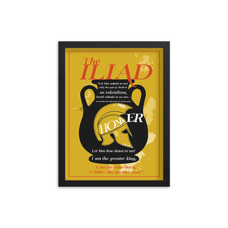 The Iliad by Homer Book Poster