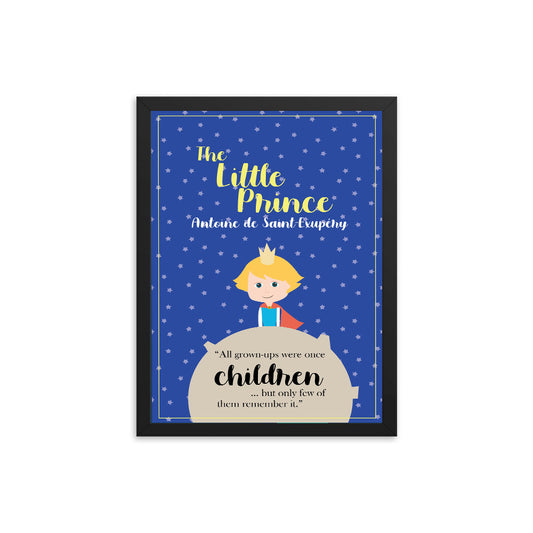 The Little Prince by Antoine de Saint-Exupéry Book Poster
