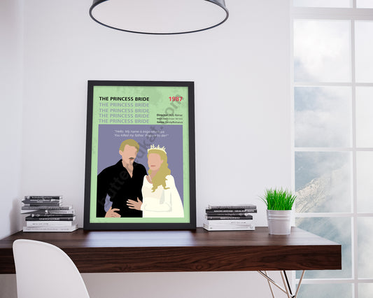 The Princess Bride (1987) Minimalistic Film Poster