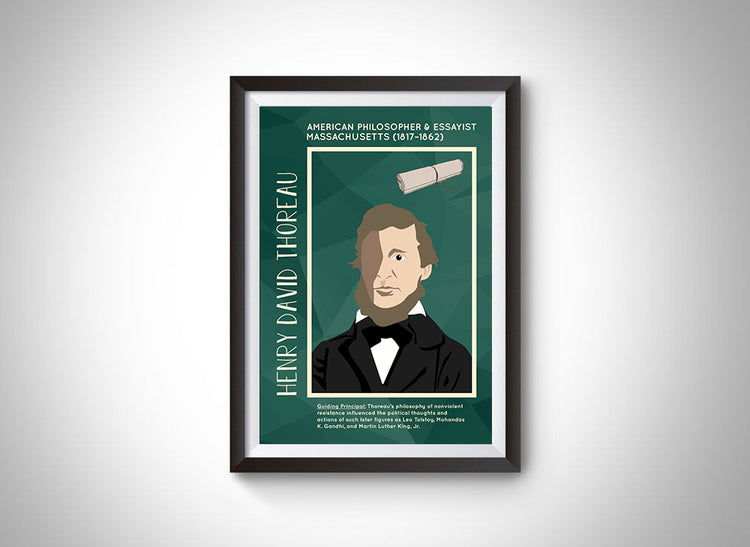 Henry David Thoreau Poster Wall Decor
