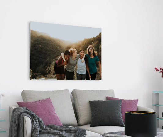 Custom Photo on Brushed Aluminum
