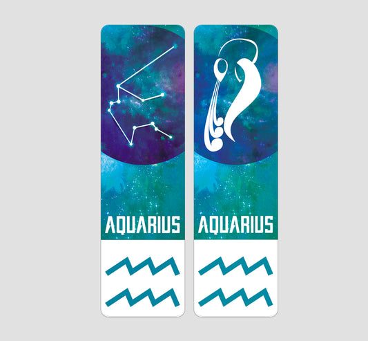 Aquarius Zodiac Bookmark