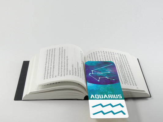 Aquarius Zodiac Bookmark