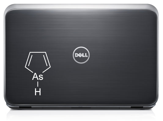 Arsole Chemical Structure Decal Sticker