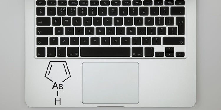 Arsole Chemical Structure Decal Sticker