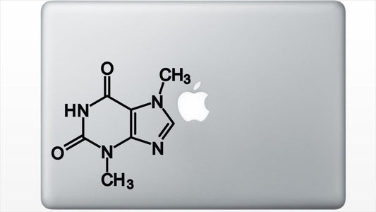 Chocolate Chemical Structure Decal Sticker