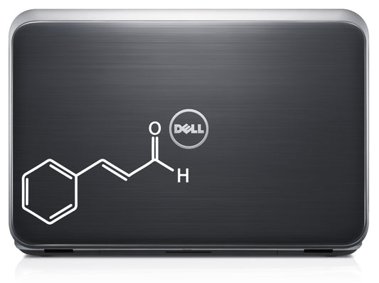 Cinnamon Chemical Structure Decal Sticker