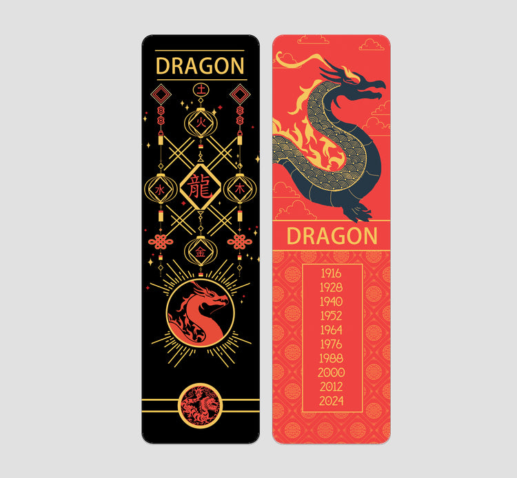 Dragon Chinese Zodiac Bookmark