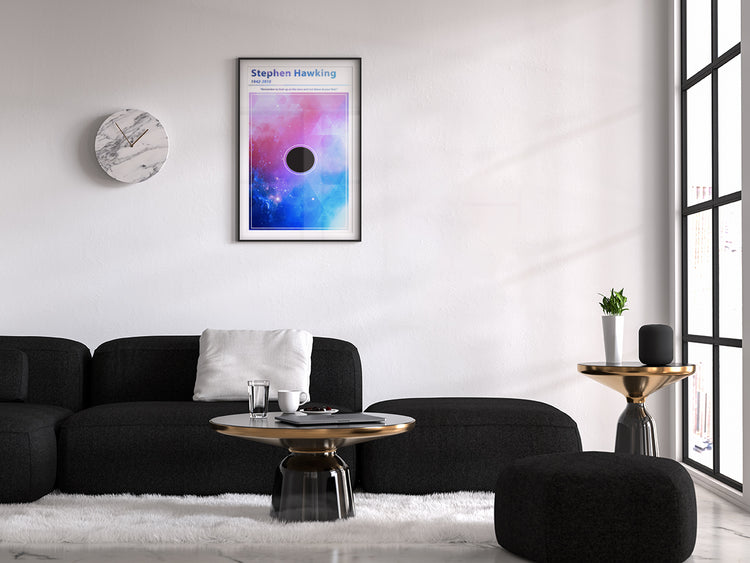 Stephen Hawking Scientist Poster Wall Decor