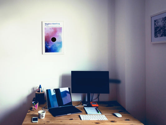 Stephen Hawking Scientist Poster Wall Decor