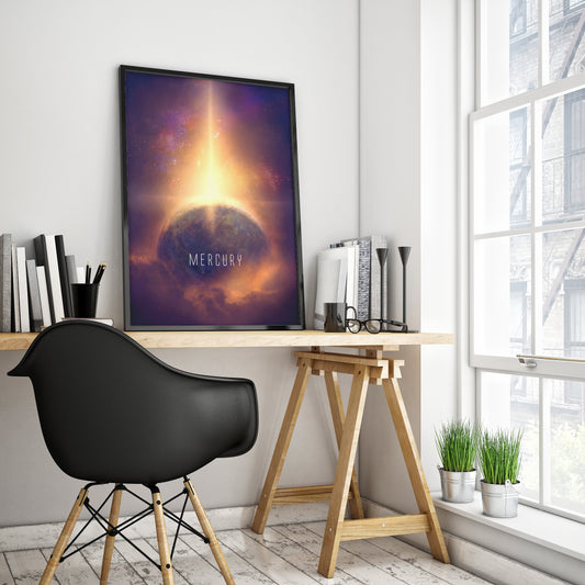 Planet Mercury Poster