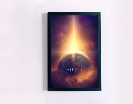 Planet Mercury Poster
