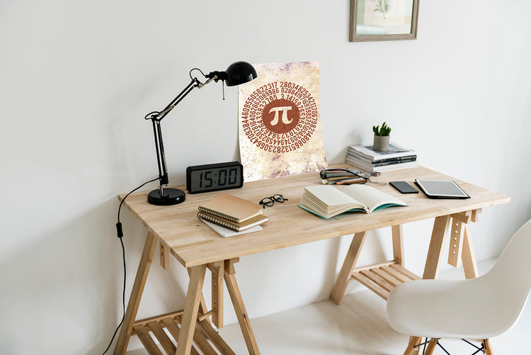 Pi 10,000 Digits Poster Wall Decor