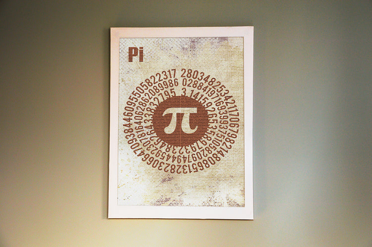 Pi 10,000 Digits Poster Wall Decor