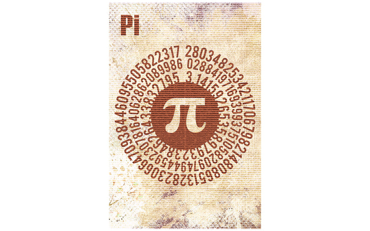 Pi 10,000 Digits Poster Wall Decor