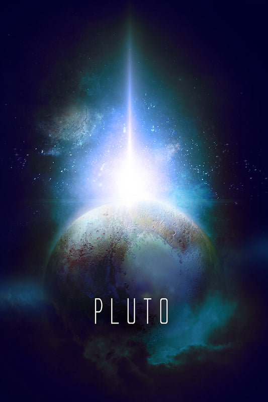 Dwarf Planet Pluto Poster