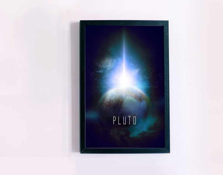 Dwarf Planet Pluto Poster