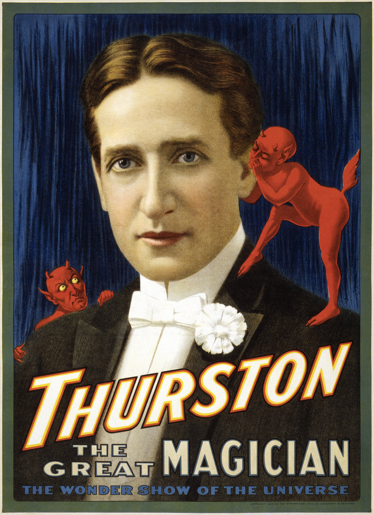 Thurston the Great Magician (1914) Vintage Ad Poster