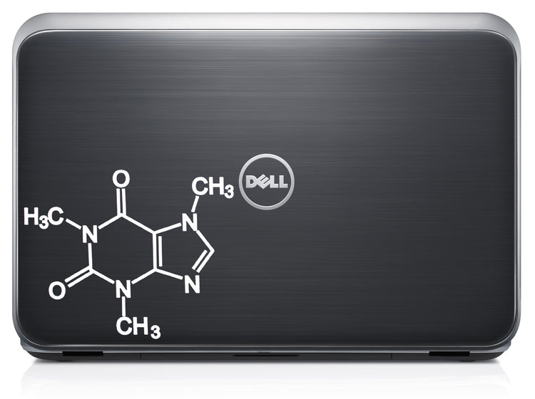 Caffeine Chemical Structure Decal Sticker