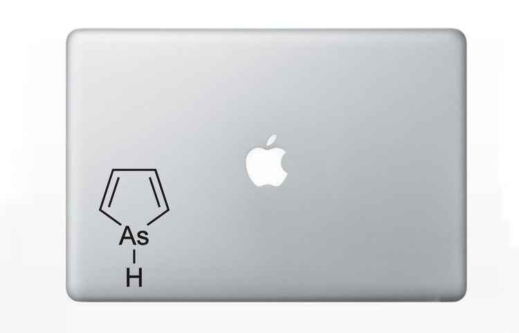 Arsole Chemical Structure Decal Sticker