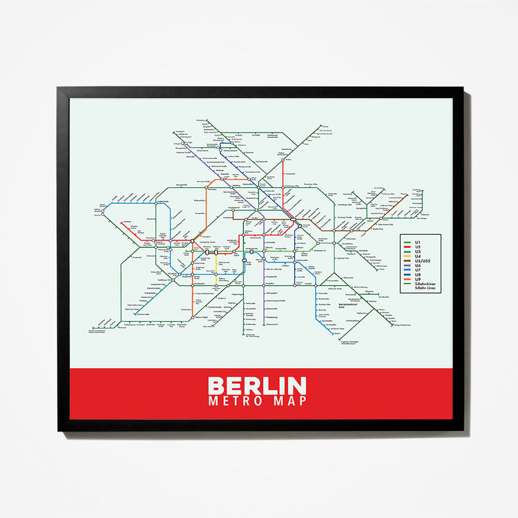 Berlin Subway Map (Full Color)