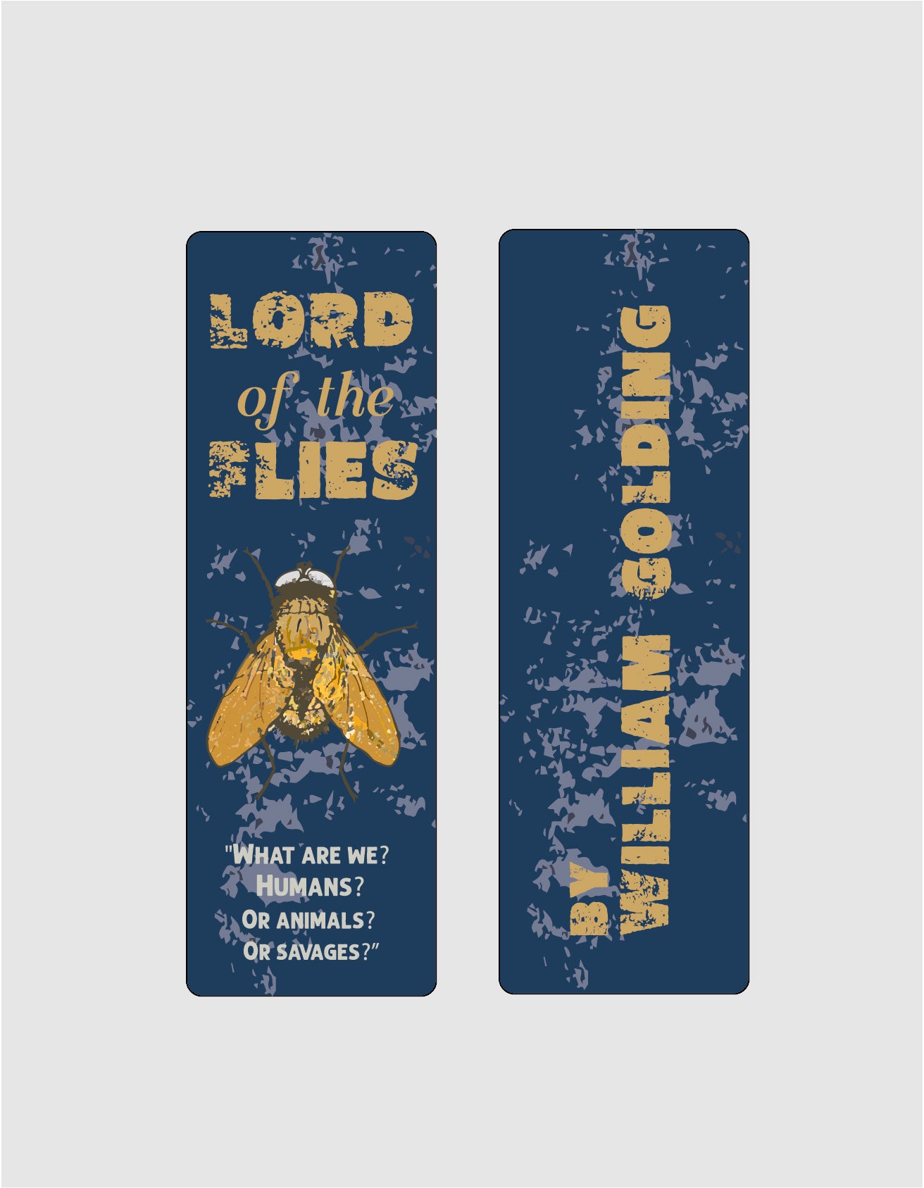 Lord of the Flies by William Golding Bookmark, image size:1312x1687