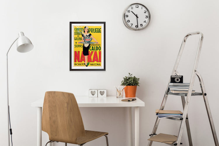 Caldo Nakai (Spanish) Vintage Ad Poster