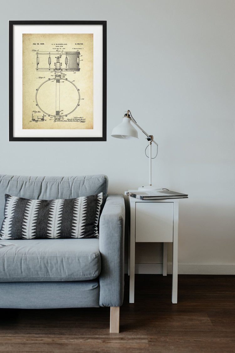 Drums Poster Patent